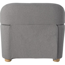 hargrove gray accent chair   