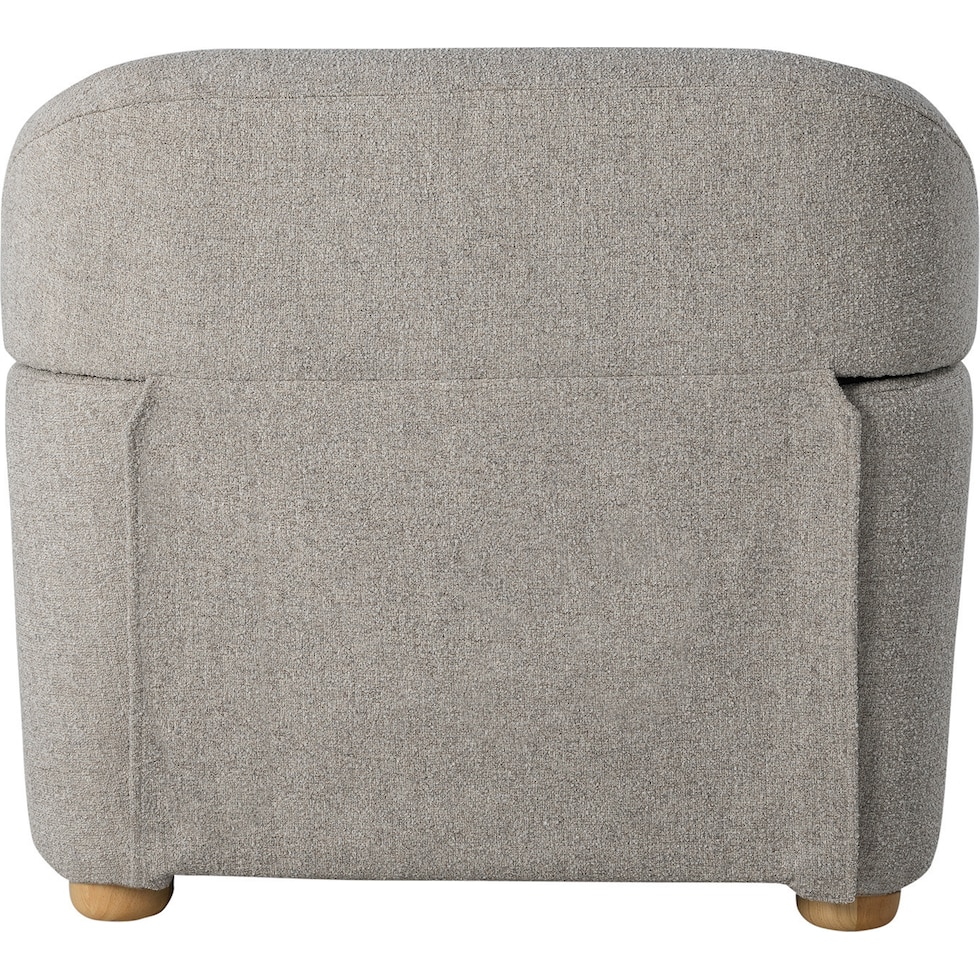 hargrove gray accent chair   