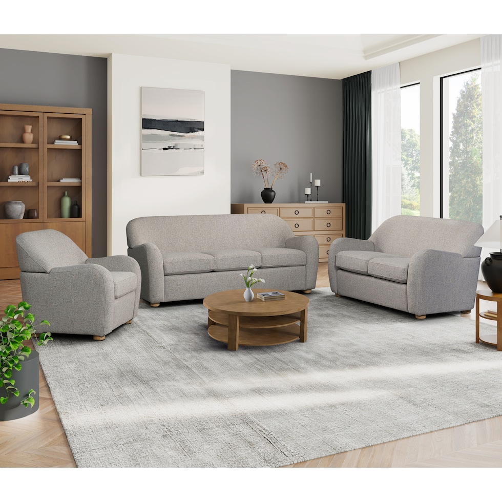 hargrove gray loveseat   