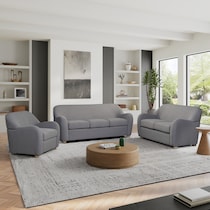 hargrove gray sofa   