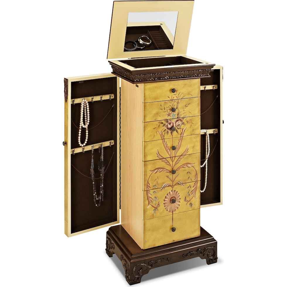 harlan multicolor jewelry armoire   