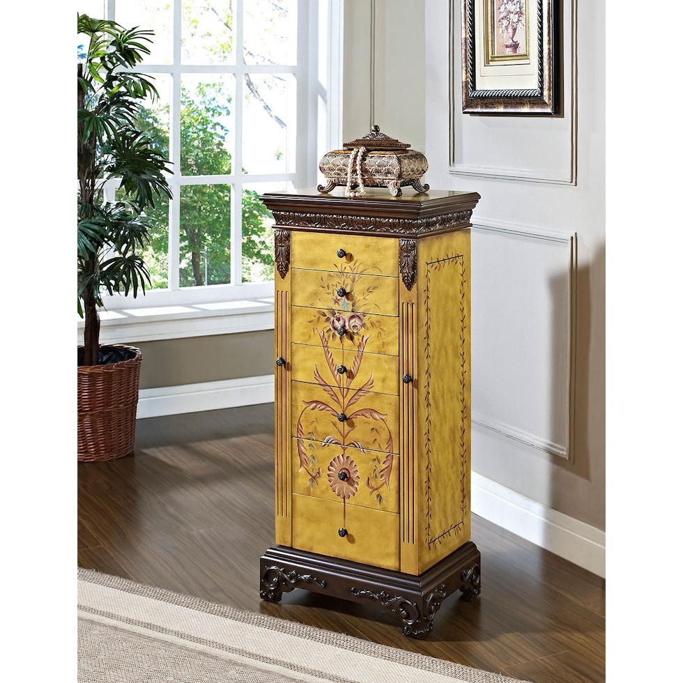harlan multicolor jewelry armoire   
