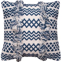 harlow blue accent pillow   