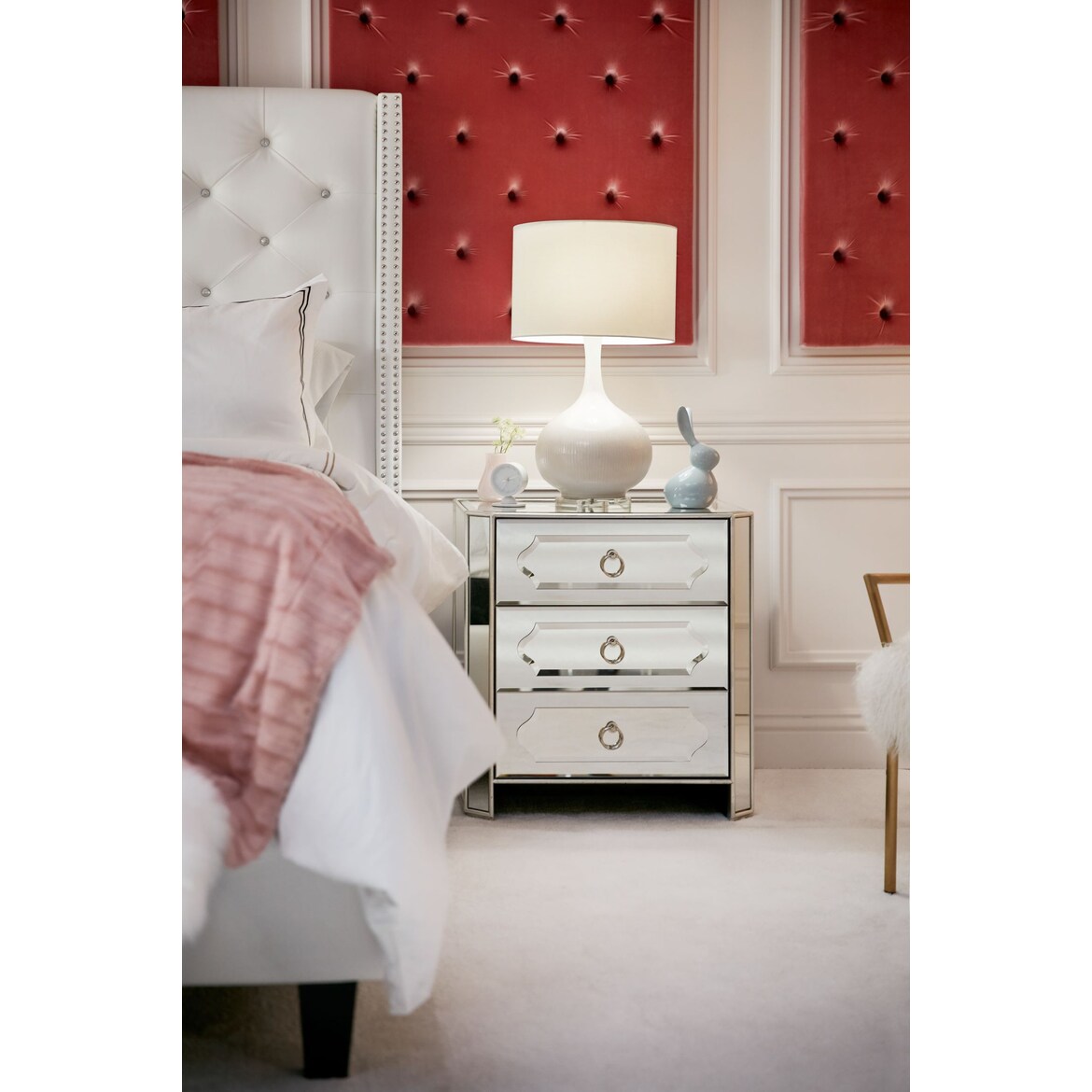 Harlow Bedside Chest Value City Furniture and Mattresses