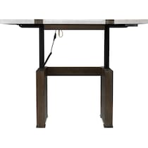 harper dark brown desk   