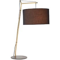harris black table lamp   