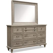harrison gray dresser & mirror   