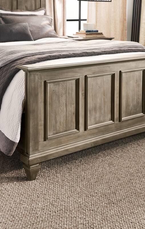 Harrison 6Piece Bedroom Set with Nightstand, Dresser and Mirror