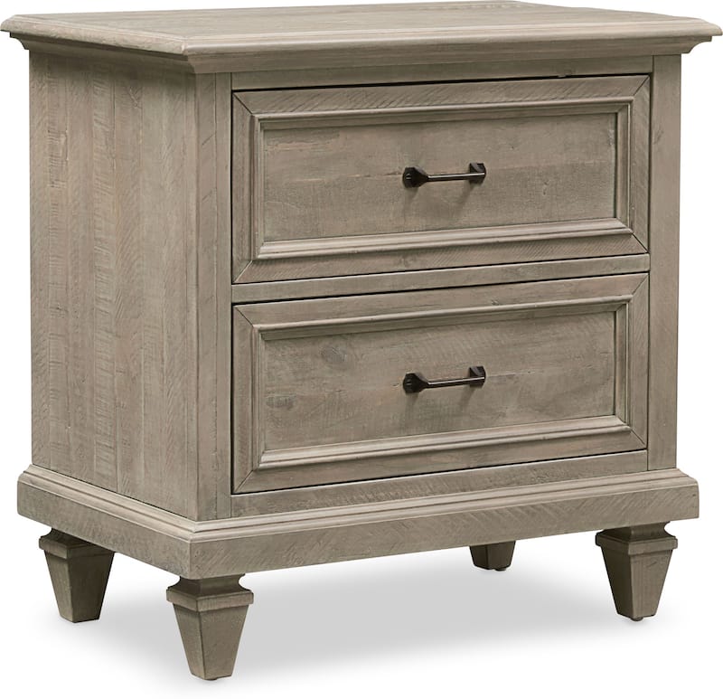 Harrison Nightstand Gray Value City Furniture
