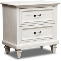 harrison white nightstand   