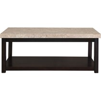 hart dark brown coffee table   