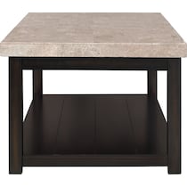 hart dark brown coffee table   