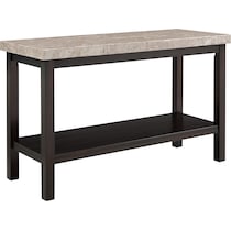 hart dark brown console table   