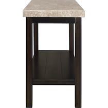 hart dark brown console table   