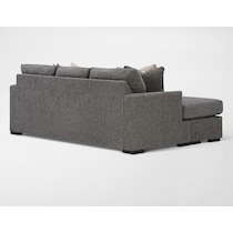 hartford gray sofa chaise   