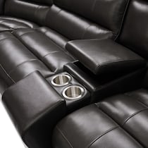 hartley gray  pc power reclining sectional   