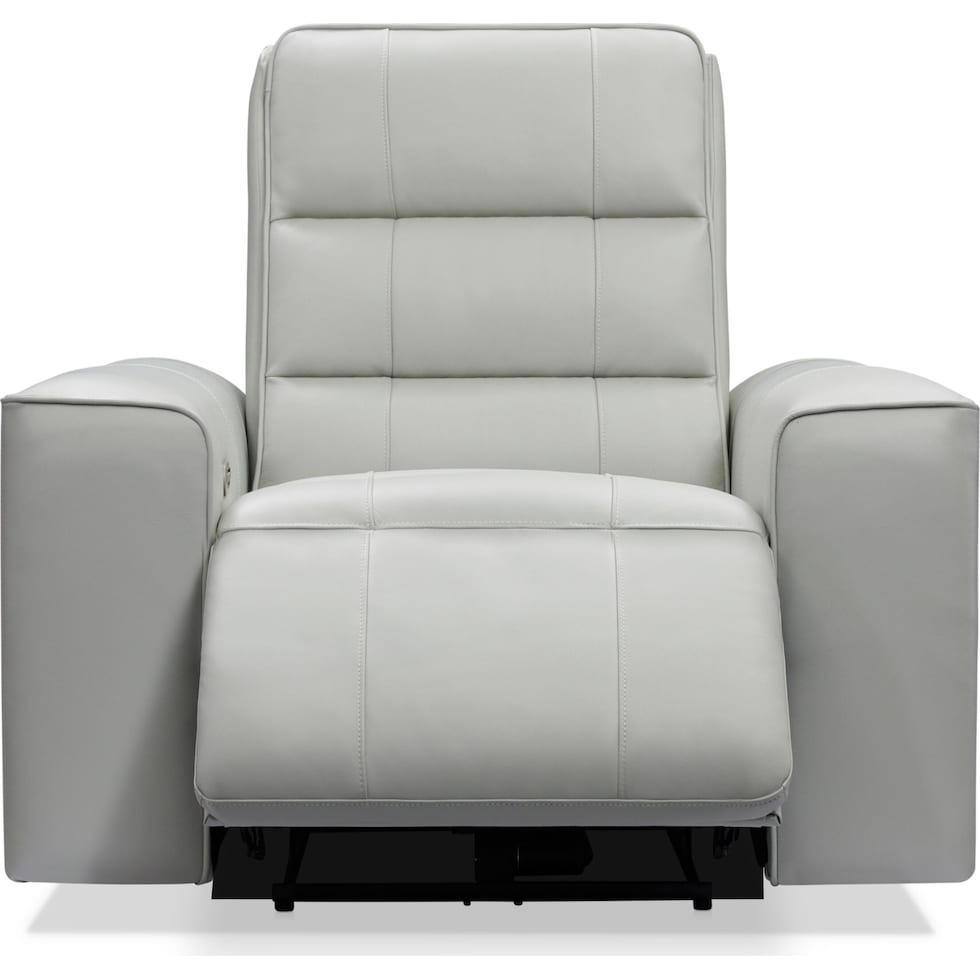 hartley gray recliner   