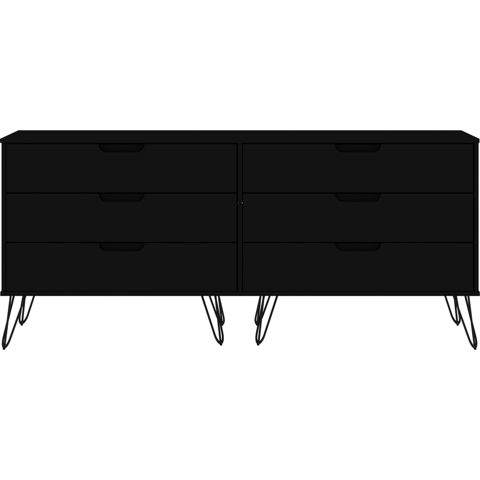 harvard black dresser   