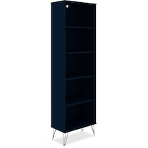 harvard blue bookcase   