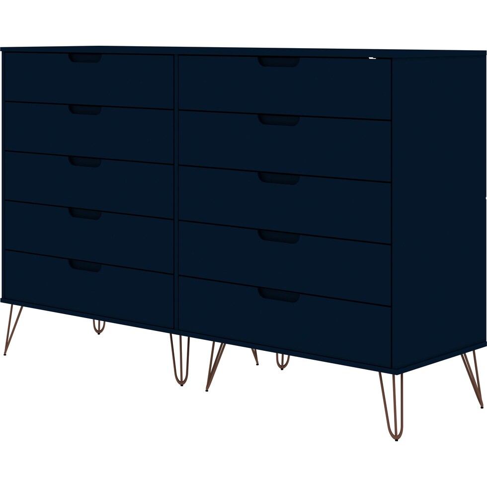 harvard blue dresser   