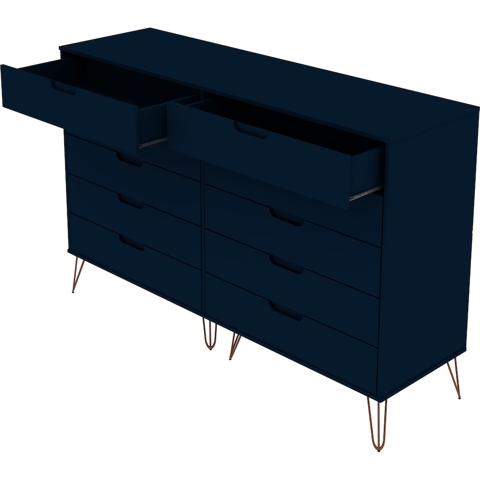 harvard blue dresser   
