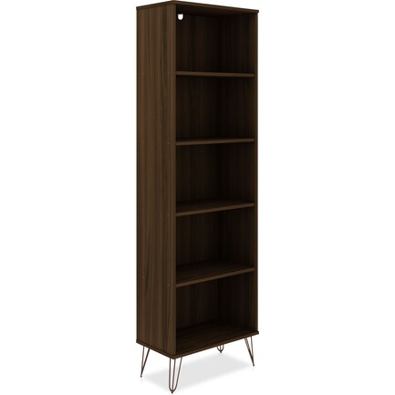 Harvard 5 Shelf Bookcase - Brown
