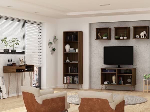 Harvard 5 Shelf Bookcase | Value City Furniture