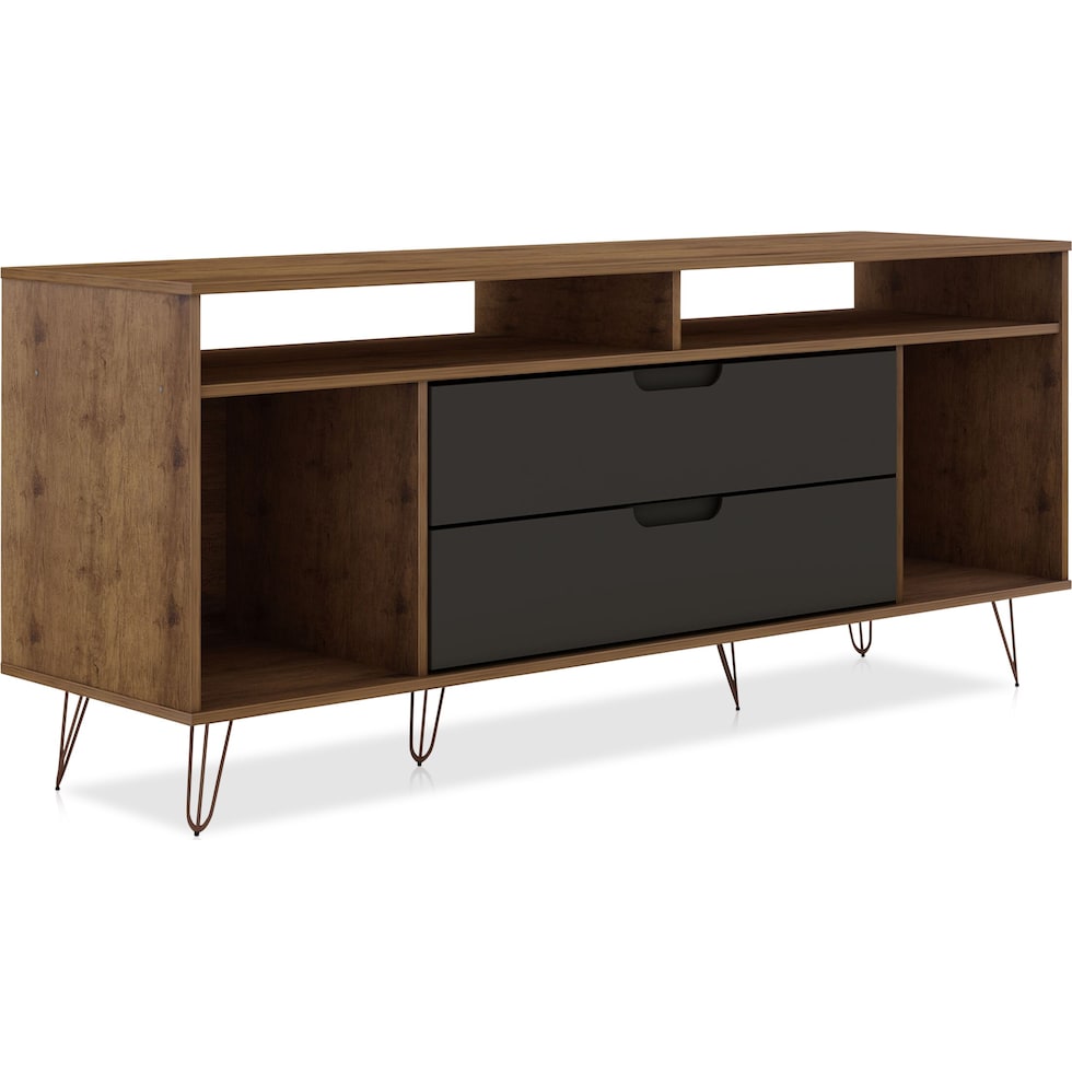 harvard natural gray tv stand   