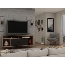 harvard natural gray tv stand   