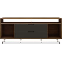 harvard natural gray tv stand   