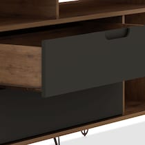 harvard natural gray tv stand   