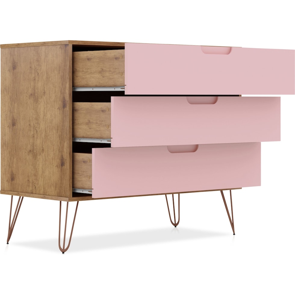 harvard pink dresser   