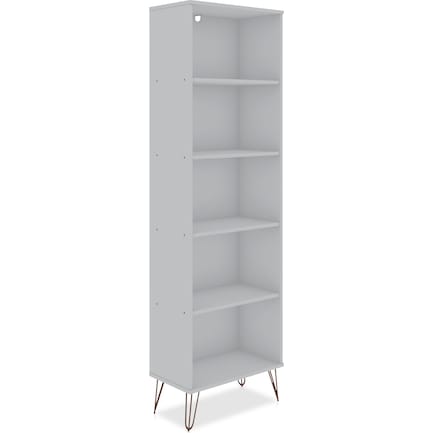 Harvard 5 Shelf Bookcase - White