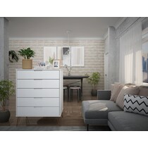 harvard white dresser   