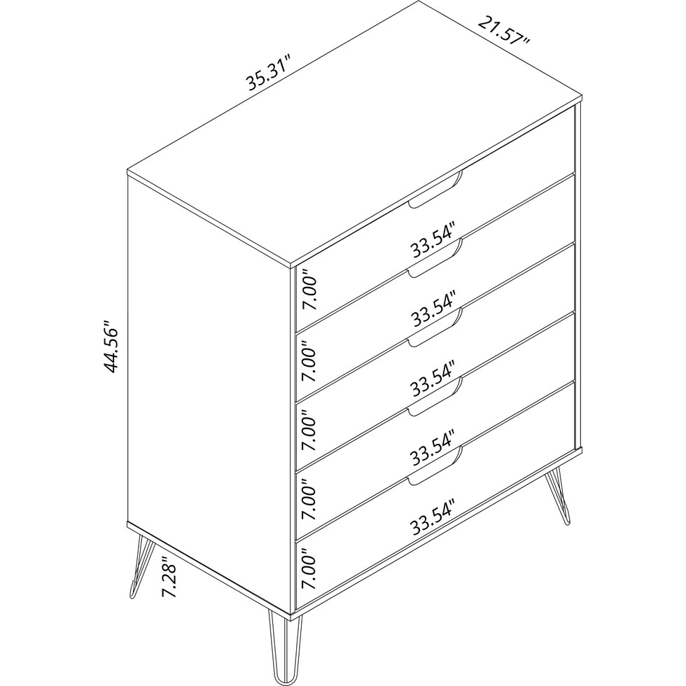 harvard white dresser   