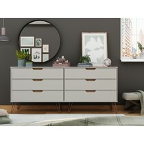 harvard white dresser   