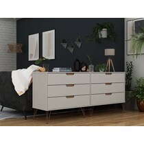 harvard white dresser   