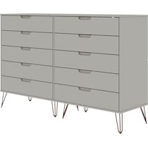 harvard white dresser   