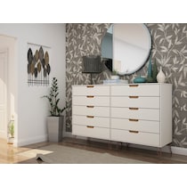 harvard white dresser   