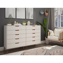 harvard white dresser   
