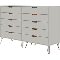 harvard white dresser   
