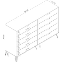 harvard white dresser   