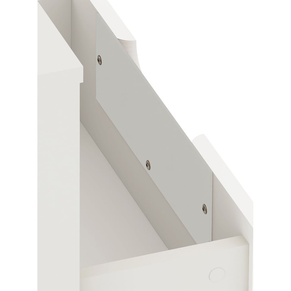 harvard white nightstand   