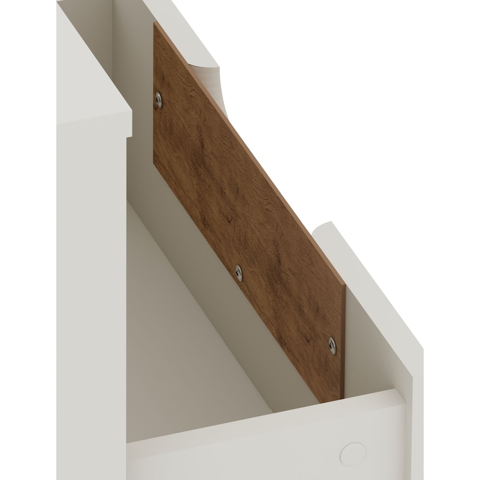 harvard white nightstand   
