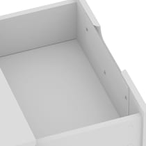 harvard white nightstand   