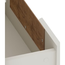 harvard white nightstand   