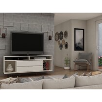 harvard white tv stand   
