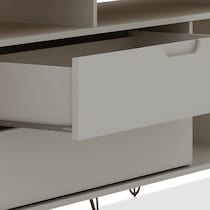 harvard white tv stand   