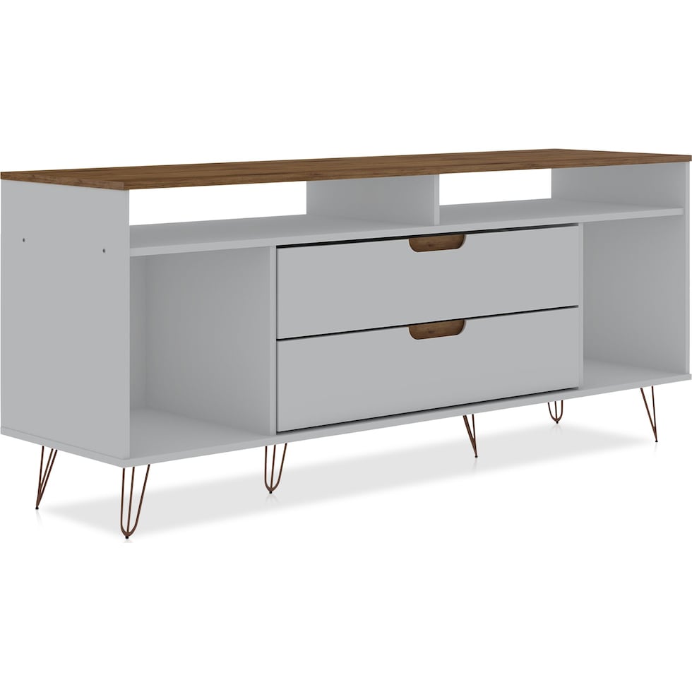 harvard white tv stand   