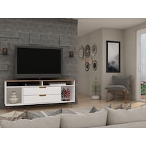 harvard white tv stand   